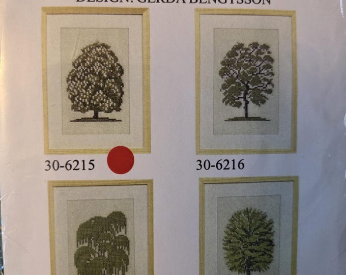 Haandarbejdets Fremme 30-6215 Horse Chestnut Tree Embroidery Kit. FREE SHIPPING. Estate Sale Preowned Like New Condition.