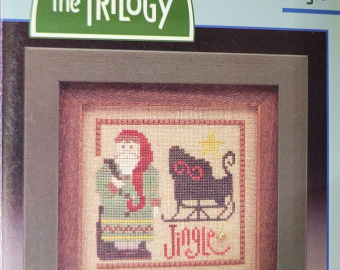 The Trilogy Jingle Cross Stitch Pattern. FREE SHIPPING.