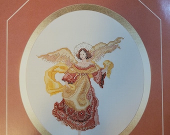 Mar Bek Florentine Angel Cross Stitch Pattern. FREE SHIPPING. Used Condition.