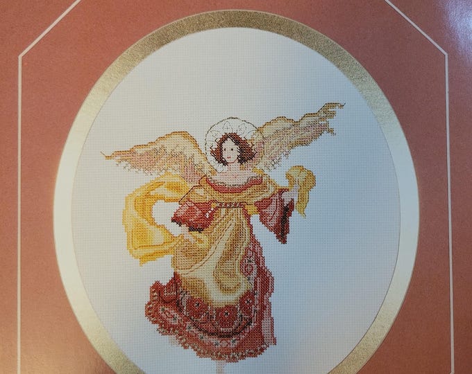 Mar Bek Florentine Angel Cross Stitch Pattern. FREE SHIPPING. Used Condition.