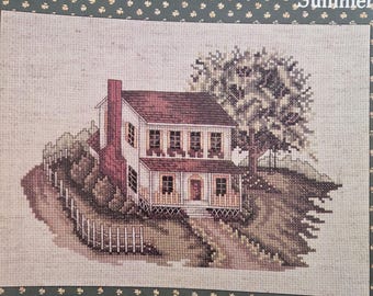 Creative Keepsakes Country In Season Summer Cross Stitch Pattern. FREE SHIPPING. Preowned Older Used Condition.