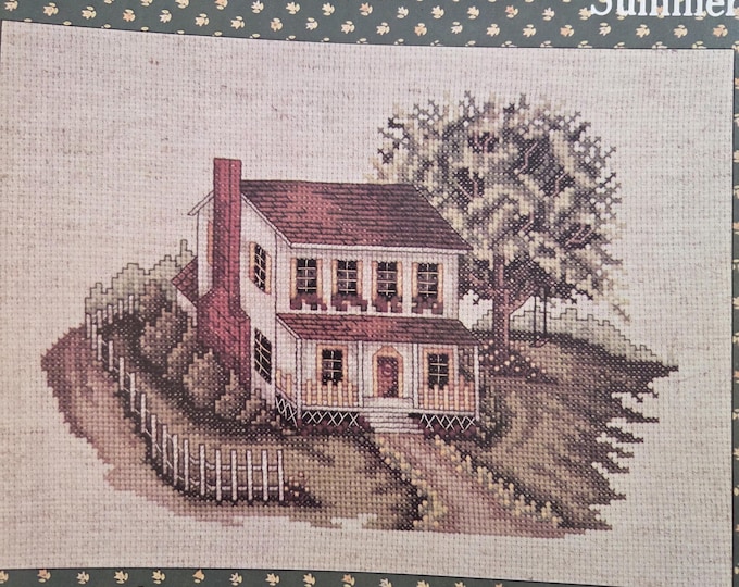 Creative Keepsakes Country In Season Summer Cross Stitch Pattern. FREE SHIPPING. Preowned Older Used Condition.