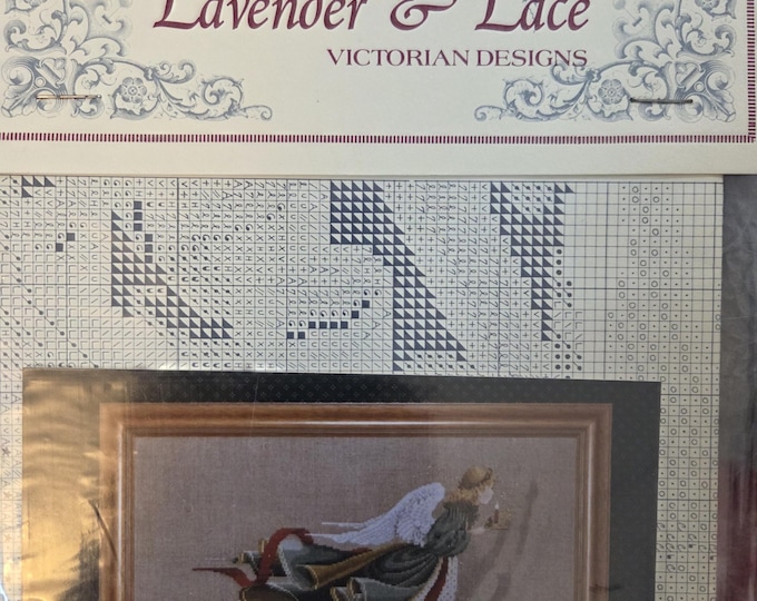 Lavender & Lace The First Angel of Light Cross Stitch Pattern. Good Condition. Free Shipping.