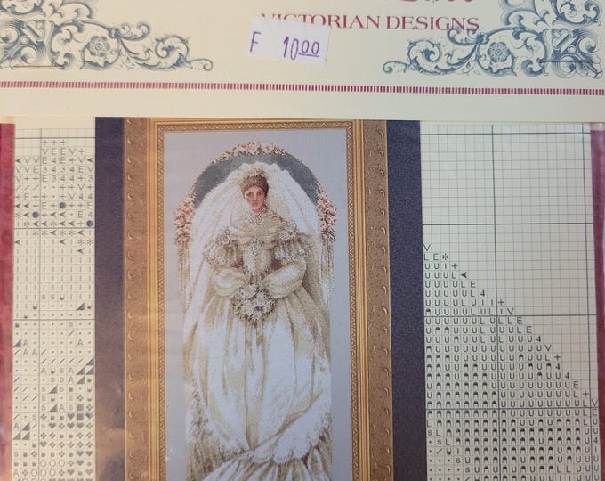 Lavender & Lace White Lace Cross Stitch Pattern. Good Condition. Free Shipping.