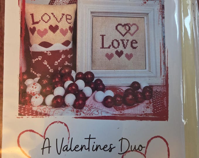 Southern Stitchers Hearts of Love Cross Stitch Pattern. FREE SHIPPING. Good Condition.