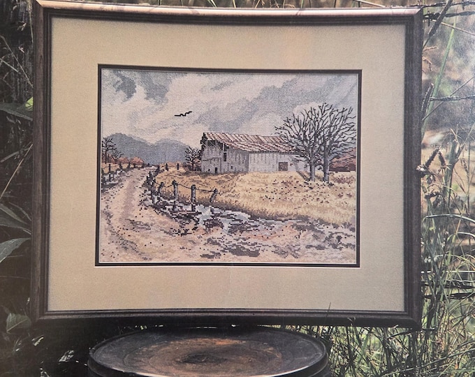 Art of Cross Stitch After The Rain Cross Stitch Pattern. FREE SHIPPING. Preowned Older Used Condition.