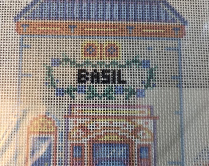 Lenox Spice Village Needlepoint Canvas 6"x6" 18 mesh w/DMC Pearl Cotton Project Bag or Order Canvas Only. New. Free Shipping. Choose Spice.