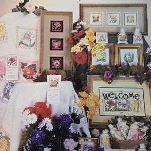 Cross My Heart Flowers of the Month Cross Stitch Pattern. FREE SHIPPING. Used Condition.