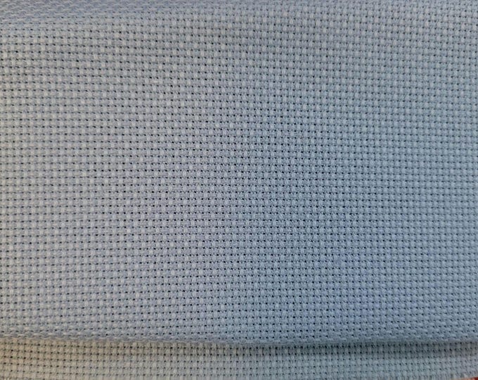 14ct 12"x17" medium blue aida cloth. FREE SHIPPING.