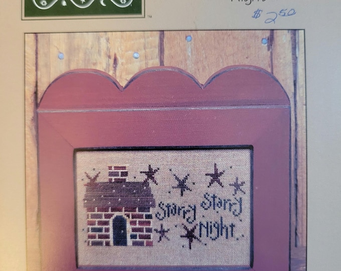 Bent Creek Starry Starry Night Cross Stitch Pattern. FREE SHIPPING.