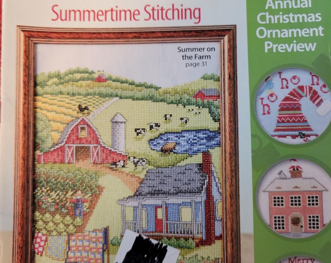 Just Cross Stitch Magazine August 2015. Used Condition. Free Shipping.