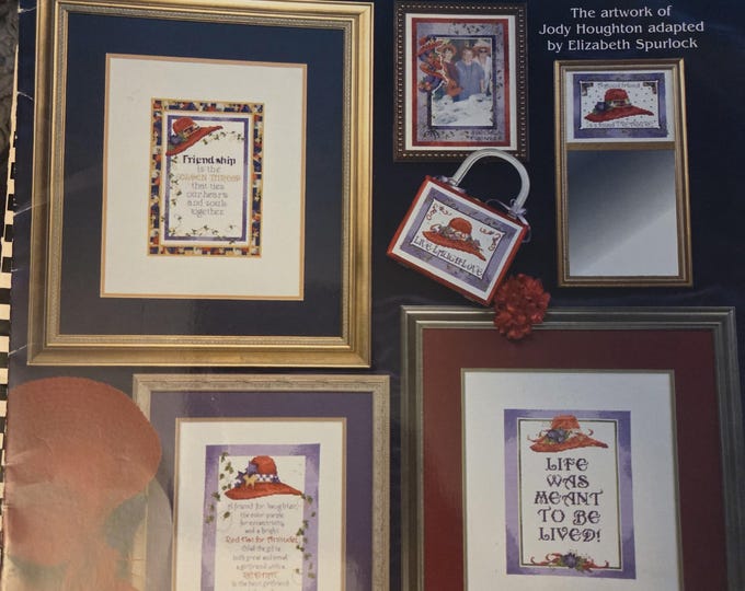 Jeanette Crews Live, Laugh, Love Cross Stitch Pattern. FREE SHIPPING. Used Condition.