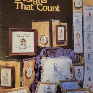 Vintage Gloria & Pat Designs That Count Cross Stitch Pattern. FREE SHIPPING.