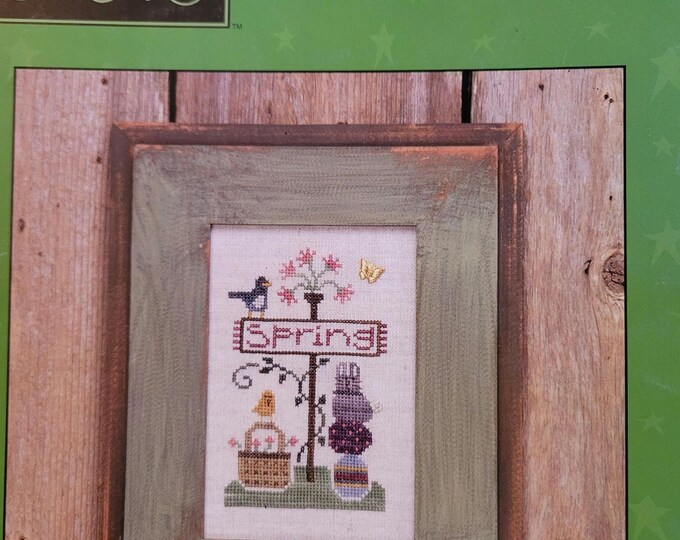 Bent Creek Signs of Spring Cross Stitch Pattern. FREE SHIPPING.
