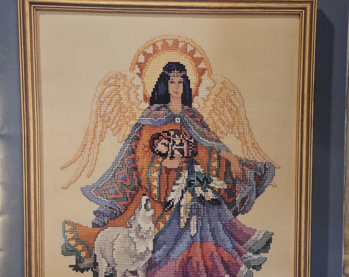 American School of Needlework Angels Cross Stitch Pattern. FREE SHIPPING. Preowned Condition.