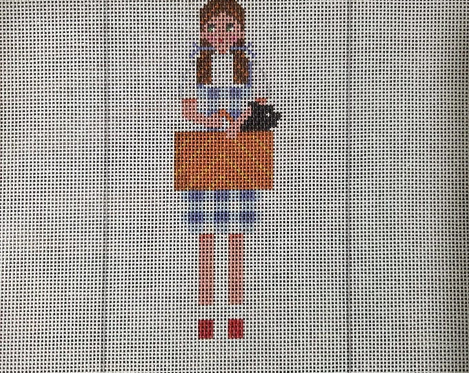 Jennifer Vallez Dorothy 18 mesh 4x7 Needlepoint Canvas. FREE SHIPPING. New Condition.