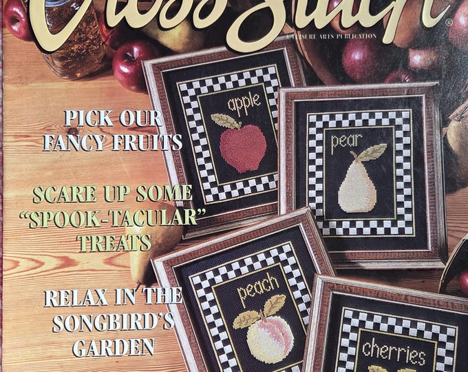 For the Love of Cross Stitch Magazine Sept 2002 Issue. FREE SHIPPING. Older Condition.