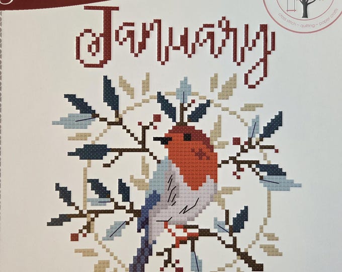 Anabellas Memorable Months January Cross Stitch Pattern. Free Shipping. Good Condition.