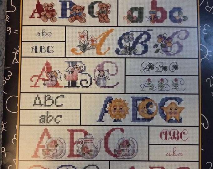 Good Natured Girls Alphabetical Order Cross Stitch Pattern - FREE SHIPPING. Used Condition.