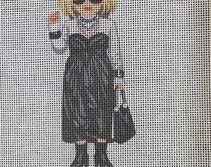 IN STOCK Moira Needlepoint Canvas 5"x3"  finished size #18 mesh. Free Shipping. Unfinished canvas. Moore Stitching Design