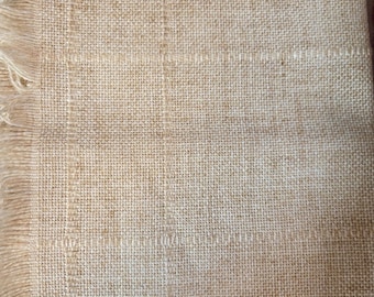 Beige Table Runner approx. 10.5x34. FREE SHIPPING. Older Condition