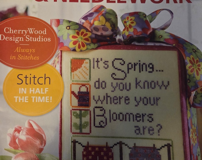 Cross Stitch and Needlework Magazine May 2011. Free Shipping. Used Condition.