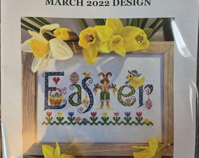 Cotton & Twine Historical Sampler Company Easter March 2022 Kit. FREE SHIPPING. Good Condition