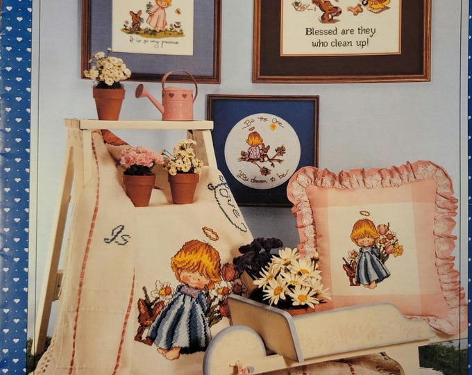 Abby Angel Cross Stitch Pattern - FREE SHIPPING. Used Condition
