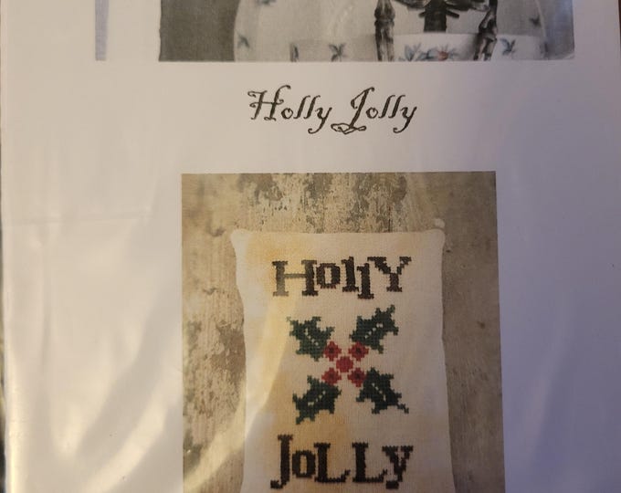 Death by Thread Holly Jolly Cross Stitch Pattern. Used Condition. Free Shipping.