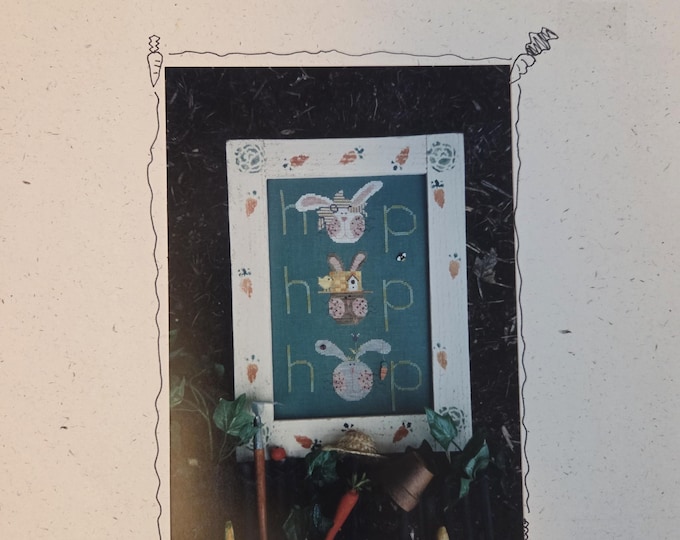 Fanci That Hop Hop Hop Number 14 Cross Stitch Pattern. FREE SHIPPING. Used Condition