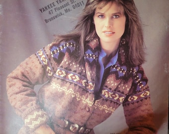 Bernat Berella Blarneyspun and Seaseme 4 Yarn Book 294 Knit Pattern. Free Shipping
