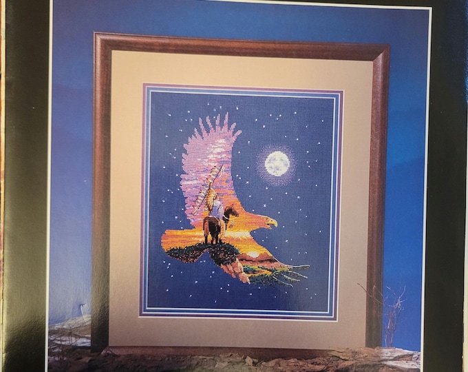 Dimensions American Southwest Spirit of the Eagle Cross Stitch Pattern. FREE SHIPPING.