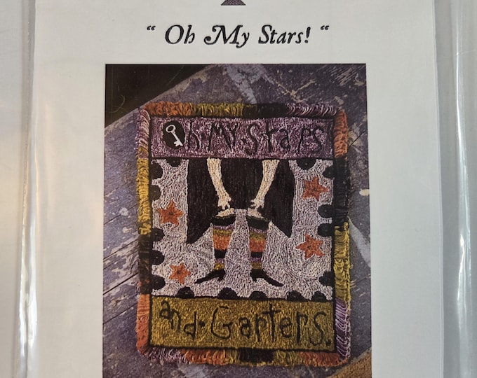 Notforgotten Farm Oh My Stars Needlebook Punch Needle Pattern. Estate Sale Preowned Good Condition. Free SHIPPING.