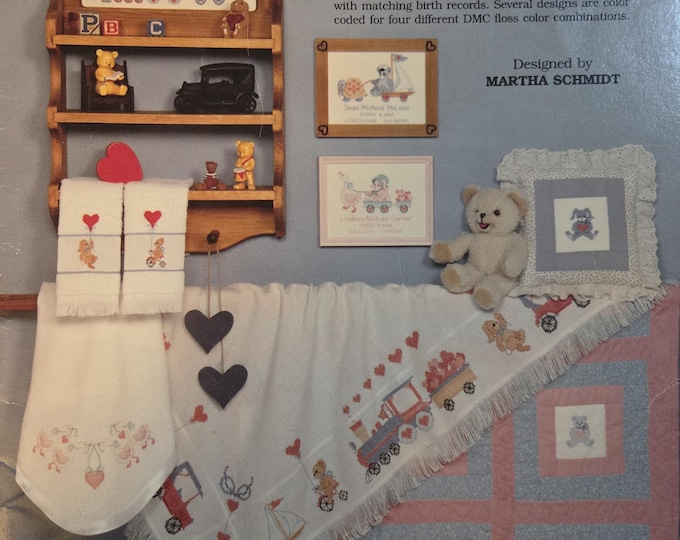 Needle Maid Designs Covers for Cuddlin Cross Stitch Pattern. FREE SHIPPING. Used Condition.
