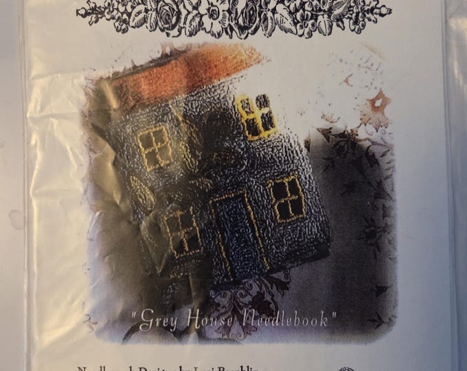 Notforgotten Farm Grey House Needlebook Punch Needle Pattern. Estate Sale Preowned Good Condition. Free SHIPPING.