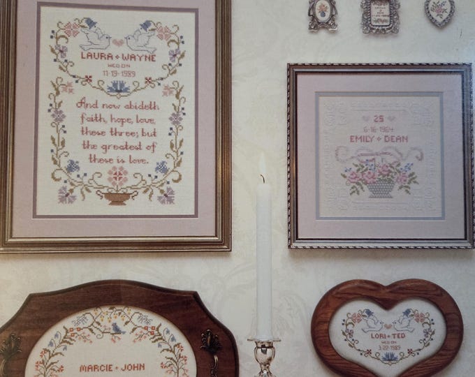Studio Seven Everlasting Love Cross Stitch Pattern - FREE SHIPPING. Preowned Used Older Condition.