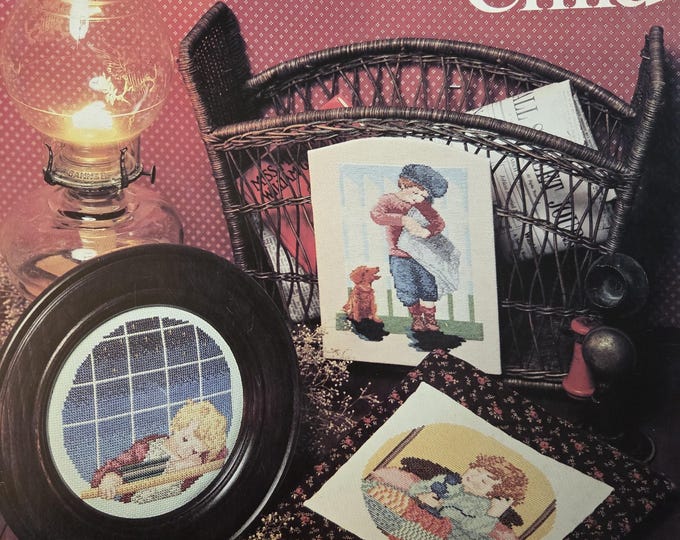 June Grigg Yesterdays Child Cross Stitch Pattern. FREE SHIPPING. Preowned Used Older Condition.