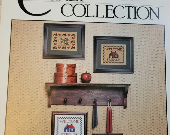 Vintage The Cricket Collection Home Sweet Home Collection 2 Cross Stitch Pattern Book. Free SHIPPING.