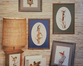 Country Cross Stitch The Nestlings Cross Stitch Pattern. FREE SHIPPING. Used Condition.