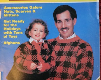 Quick and Easy Crochet September/October 1988. FREE SHIPPING. Old Condition.