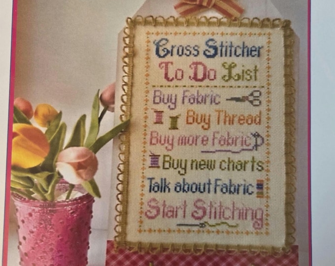 Pickle Barrel Cross Stitch To Do List Creek Cross Stitch Pattern. Free Shipping. Good Condition.