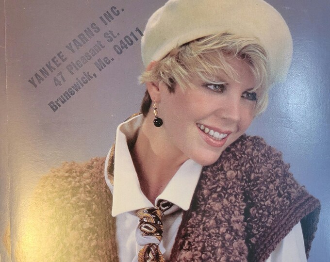 Ironstone Boucle Vest Knit Pattern Style 479. Free Shipping. Vintage Condition.