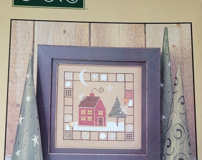 Bent Creek The Border House Cross Stitch Pattern. FREE SHIPPING. Preowned Condition