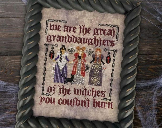 Dirty Annie's Great Granddaughters Cross Stitch Chart. Free SHIPPING. New. 105 x 121 stitches