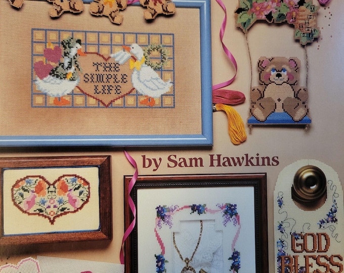Vintage American School of Needlework Beginners Guide to Perforated Paper Cross Stitch Pattern.