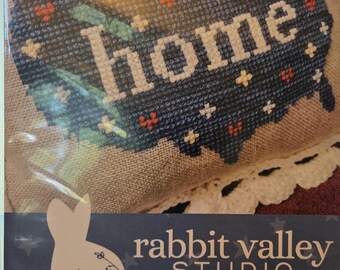 Rabbit Valley Studio Home Cross Stitch Pattern. Free Shipping. Good Condition.