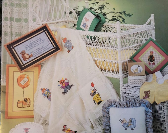 Needleworks Here I Grow Cross Stitch Pattern. FREE SHIPPING.