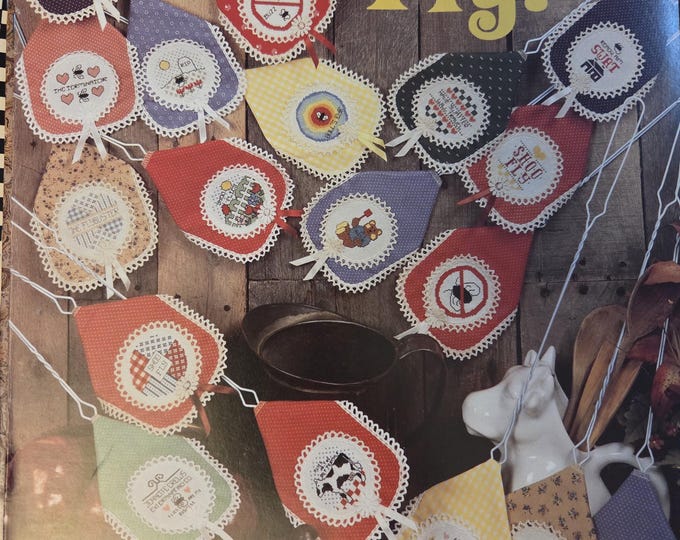 Jeanette Crews Shoo Fly! Cross Stitch Pattern. FREE SHIPPING. Used Condition.