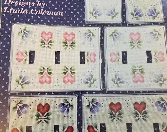 Jeremiah Junction Stitchplates Borders Cross Stitch Pattern. FREE SHIPPING. Used Condition.