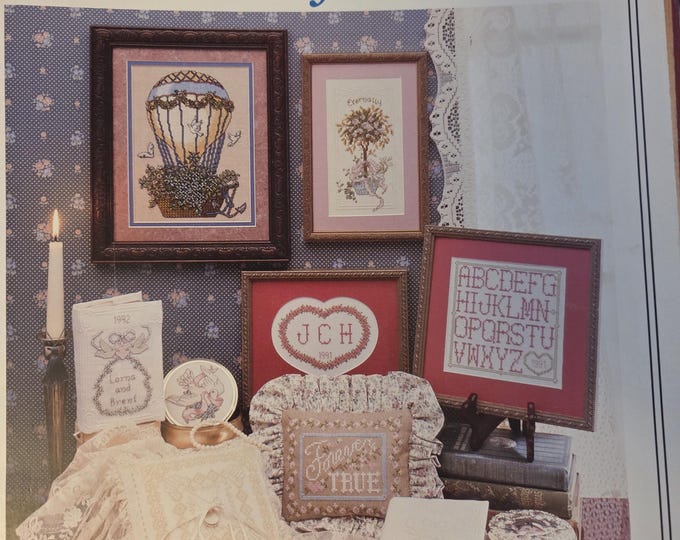 Just Cross Stitch Eternally Yours Cross Stitch Pattern. FREE SHIPPING. Used Condition.